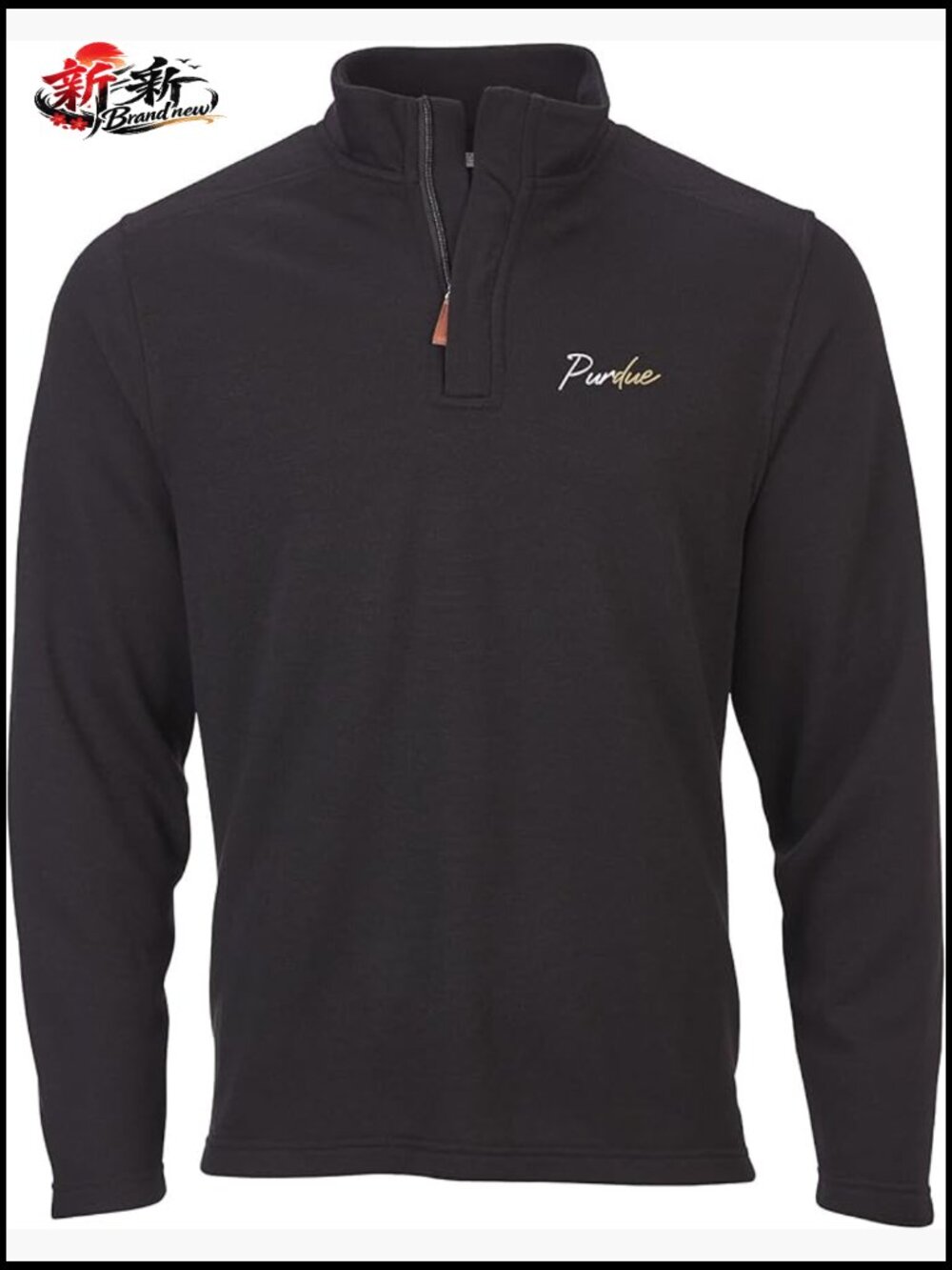 Purdue Boilermakers Ncaa Logo Sullivan Quarter-Zip Pullover Sweater